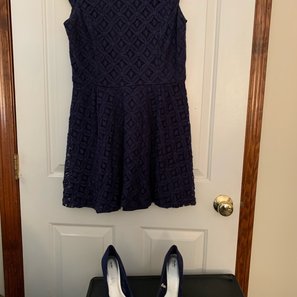 Dress with matching shoes